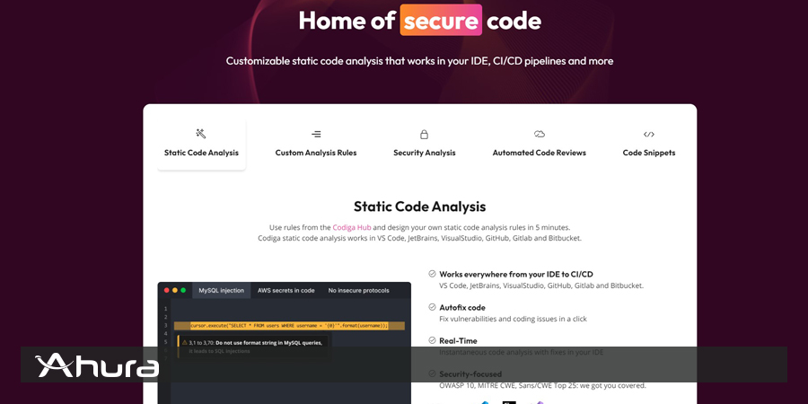ابزار Codiga برای هوش مصنوعی 