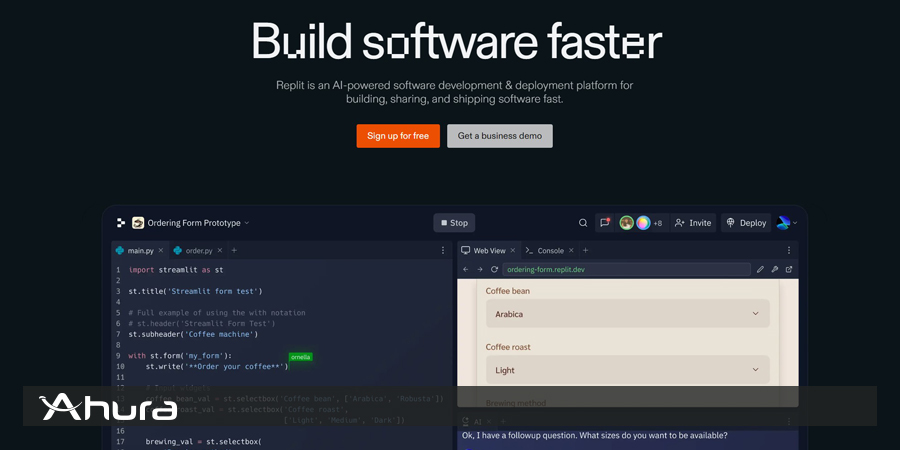 Replit پلتفرم توسعه‌ برنامه نویسی 